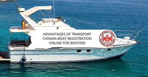 transport canada boat registration transfer.